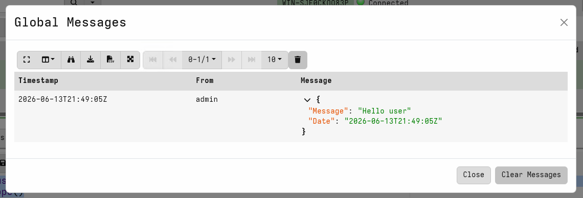 User notifications contain arbitrary key/value pairs